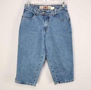 Vintage Hydraulic Preshrunk Stonewash Crop Size 9/10